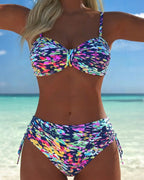 Audrey | Bikini z abstrakcyjnym motywem