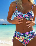 Audrey | Bikini z abstrakcyjnym motywem