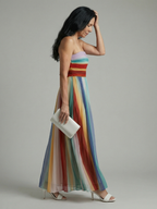 Serene | Lekka maxi sukienka w paski