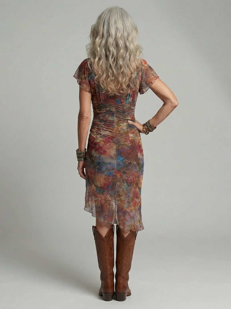 Aeris | Midi Dress for Tranquil Elegance