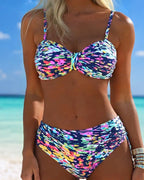 Audrey | Bikini z abstrakcyjnym motywem