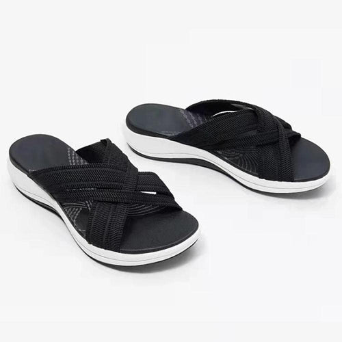 Aerynna™ | Komfortowe ortopedyczne sandały Cross-Slide