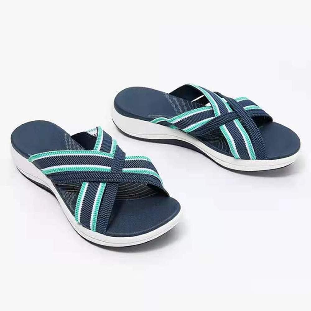 Aerynna™ | Komfortowe ortopedyczne sandały Cross-Slide