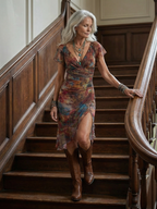 Aeris | Midi Dress for Tranquil Elegance