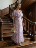 Vaelis | Midi Dress with Wing Sleeves