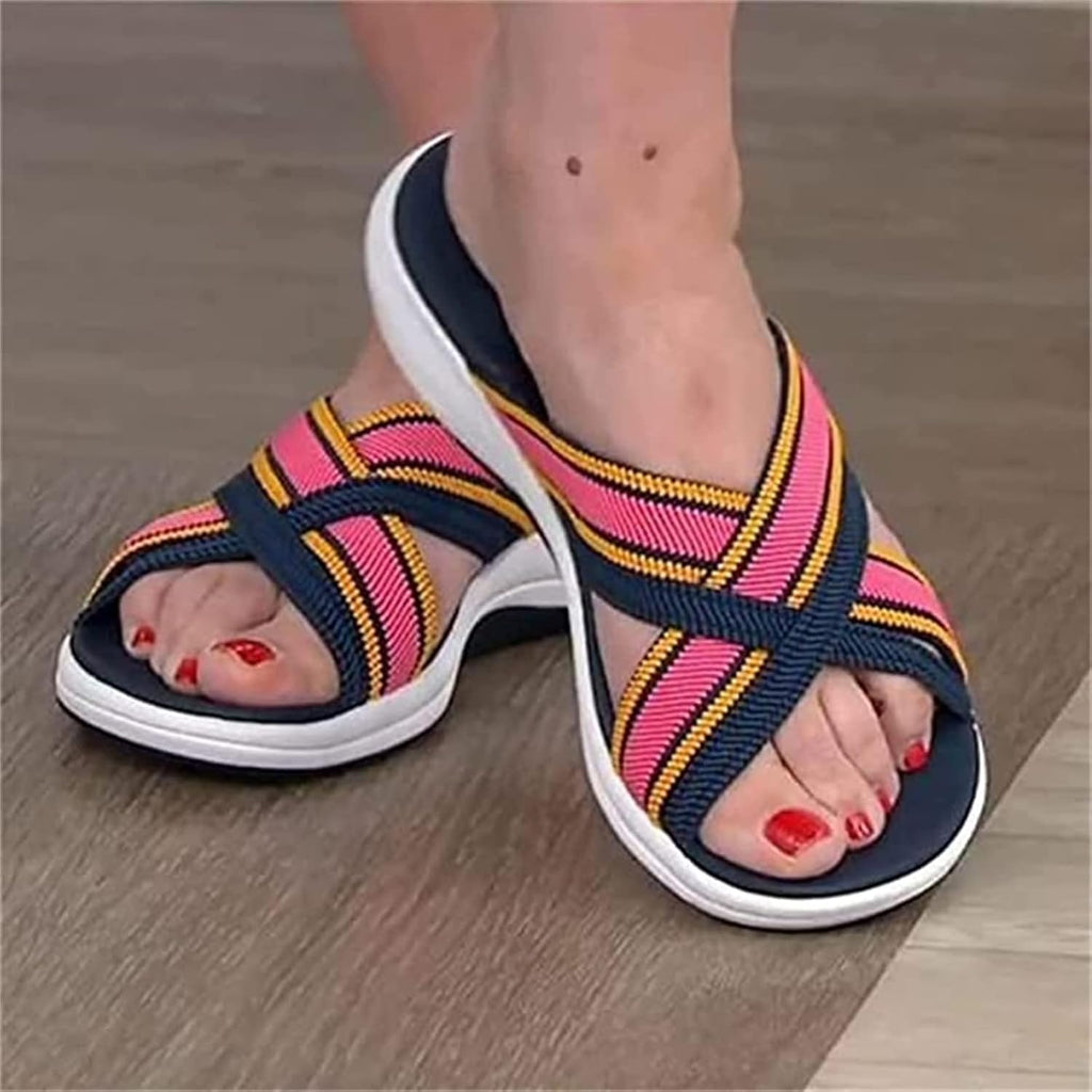 Aerynna™ | Komfortowe ortopedyczne sandały Cross-Slide