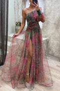 Grace | Floral Pleated Maxi Dress for Summer