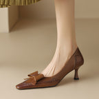 Célora Leather Stiletto Heels