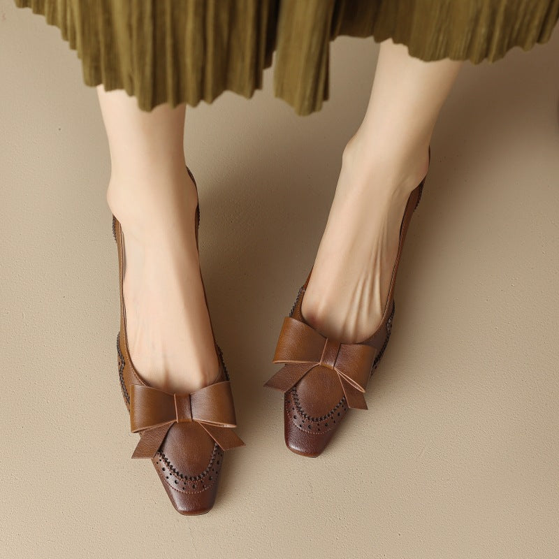 Célora Leather Stiletto Heels