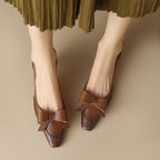 Célora Leather Stiletto Heels