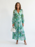 Althea | Maxi Sukienka w Kwiaty