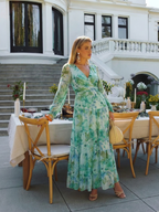 Althea | Maxi Sukienka w Kwiaty