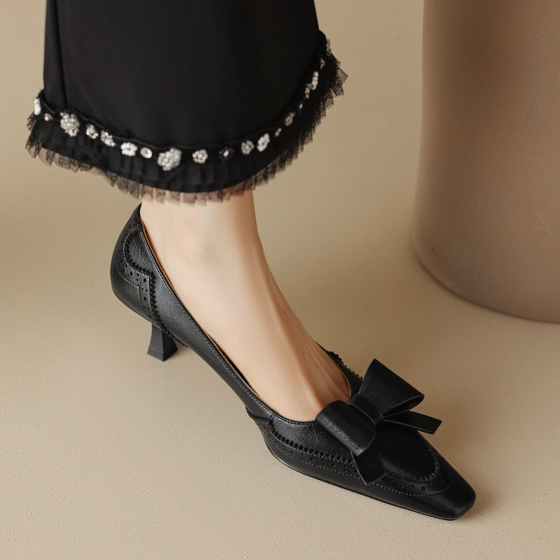 Célora Leather Stiletto Heels