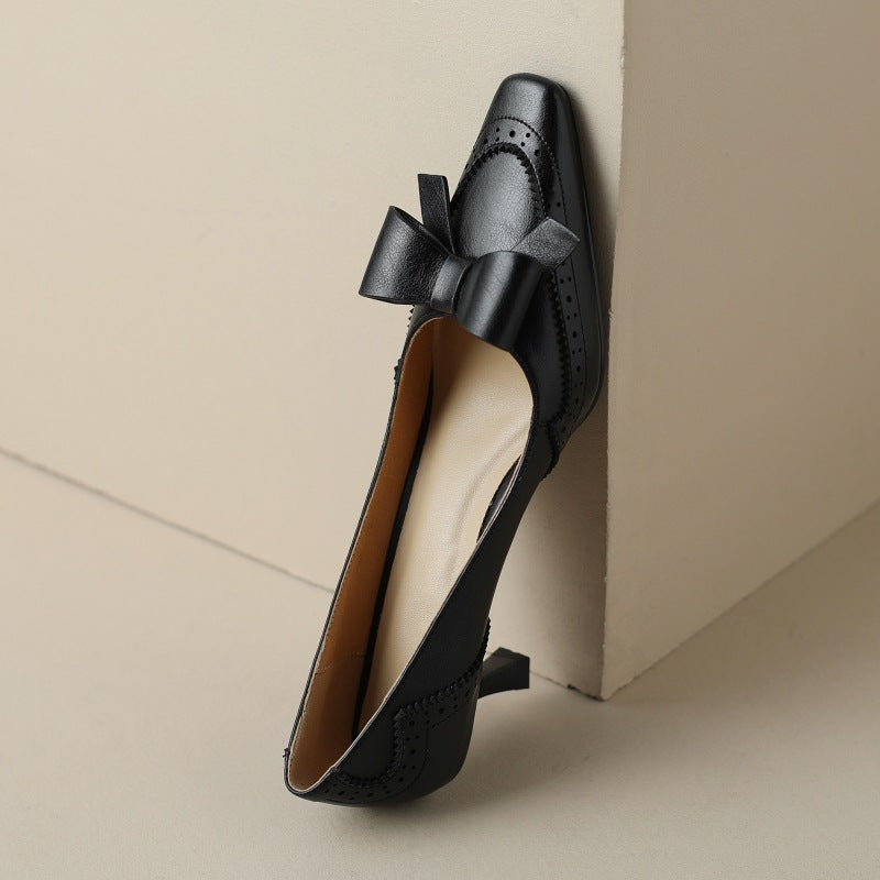 Célora Leather Stiletto Heels