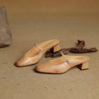 Meyra Leather Slides