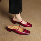 Meyra Leather Slides