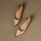 Arla Genuine Leather Ballet Flats