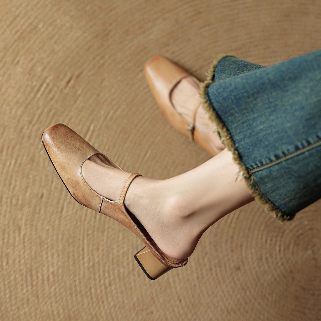 Meyra Leather Slides