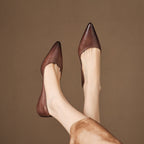 Arla Genuine Leather Ballet Flats
