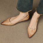 Arla Genuine Leather Ballet Flats