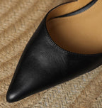 Ceyra Leather Wedge Shoes