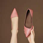 Orlisse Leather Stiletto Heels
