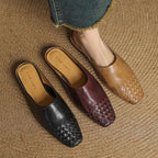 Viola Leather Mules