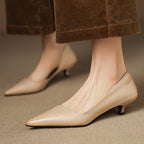 Orlisse Leather Stiletto Heels