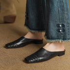 Viola Leather Mules