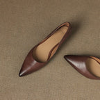 Arla Genuine Leather Ballet Flats