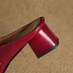 Meyra Leather Slides