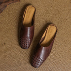 Viola Leather Mules