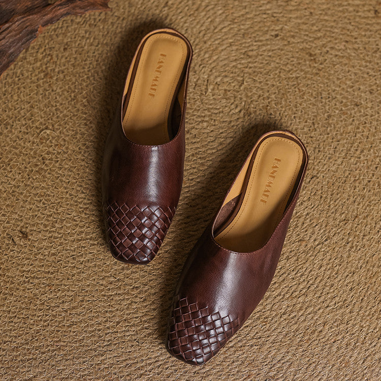 Viola Leather Mules