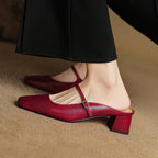 Meyra Leather Slides