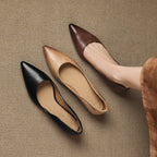 Arla Genuine Leather Ballet Flats