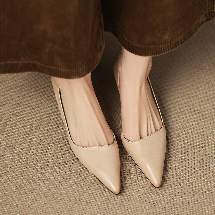 Orlisse Leather Stiletto Heels