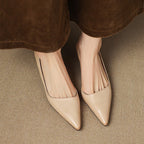 Orlisse Leather Stiletto Heels