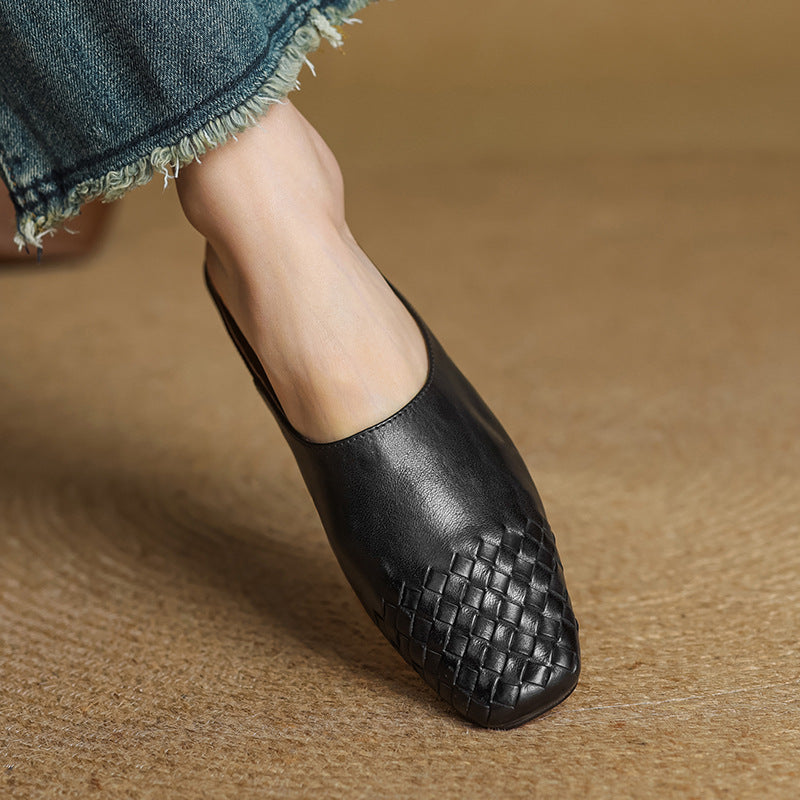 Viola Leather Mules