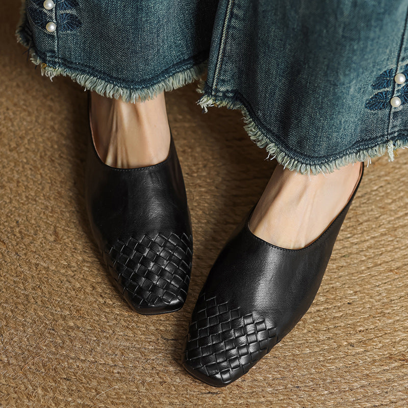 Viola Leather Mules