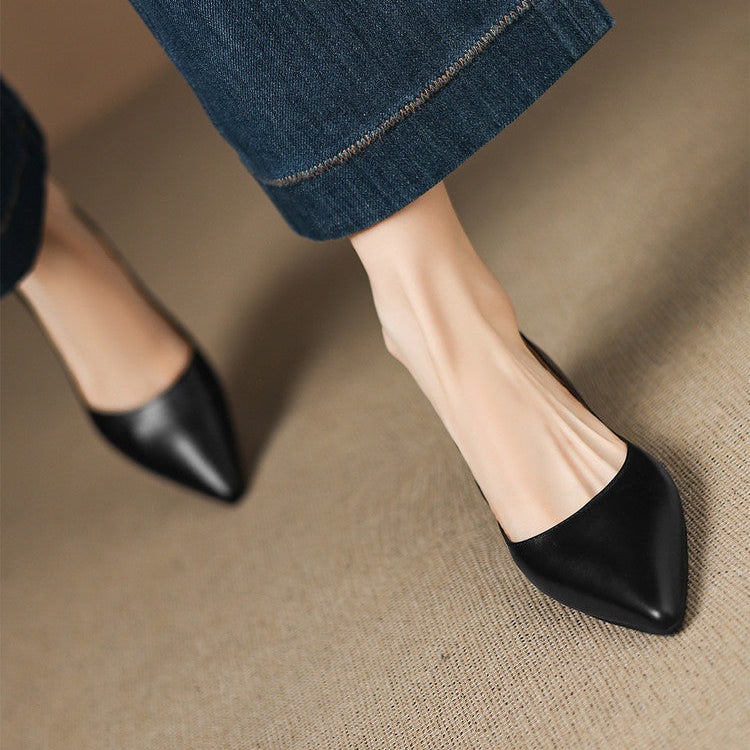 Arla Genuine Leather Ballet Flats