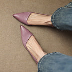 Orlisse Leather Stiletto Heels