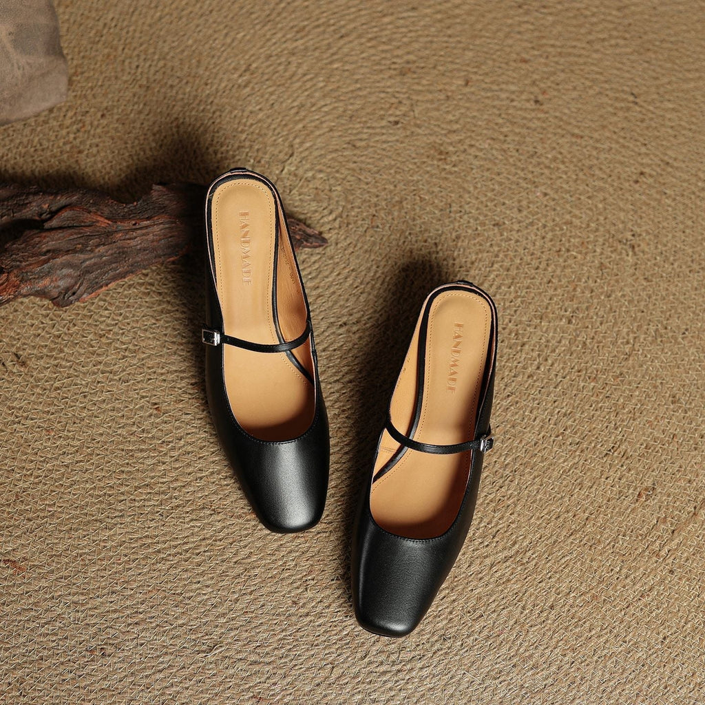Meyra Leather Slides