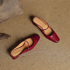 Meyra Leather Slides