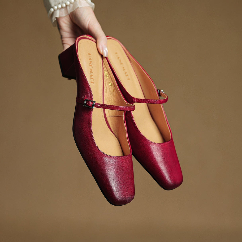 Meyra Leather Slides