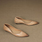Arla Genuine Leather Ballet Flats