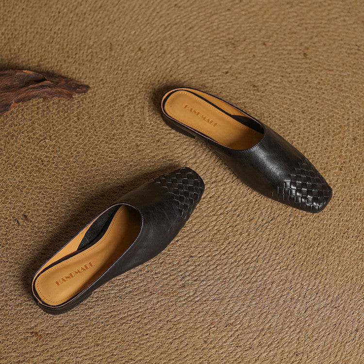 Viola Leather Mules