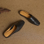 Viola Leather Mules