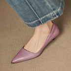 Orlisse Leather Stiletto Heels