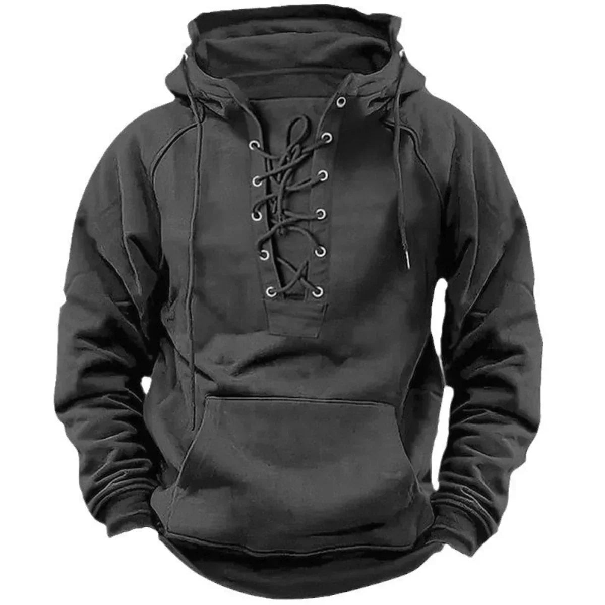 Aurea™ | Solidny Hoodie z Sznurkiem