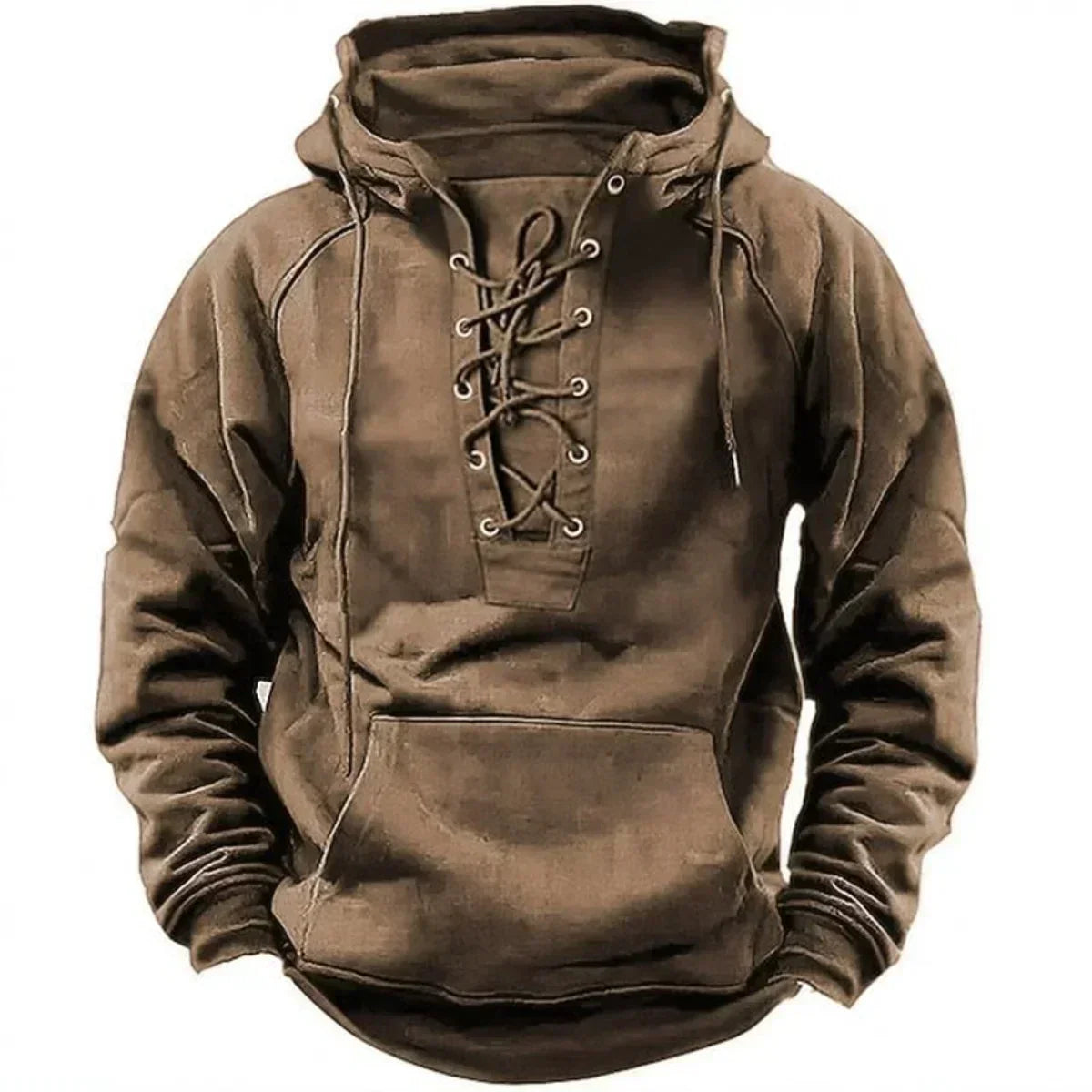 Aurea™ | Solidny Hoodie z Sznurkiem